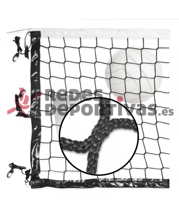 Red Voleibol Competición PPM S/N 3 mm Negro