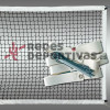 Set Tenis Playa ADVANCED 4 mm – Malla 45 mm. (Red + Bandas + Piquetas + Gomas)