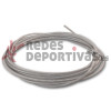 Repuesto de Cable de acero de 3 x 5 mm recubierto para Voley Playa/Tenis Playa